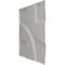 Ekena Millwork 19 5/8in. W x 19 5/8in. H Nestor EnduraWall Decorative 3D Wall Panel Covers 2.67 Sq. Ft. WP20X20NEGBW - alternate 6